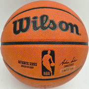 Kon Knueppel Autographed Wilson Authentic Series I/O Basketball Charlotte Hornets Fanatics Holo Stock #262373