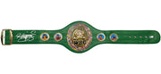 Manny Pacquiao Autographed Green WBC World Championship Boxing Belt Beckett BAS Witness Stock #262342