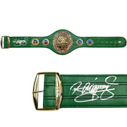 Manny Pacquiao Autographed Green WBC World Championship Boxing Belt Beckett BAS Witness Stock #262342