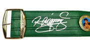 Manny Pacquiao Autographed Green WBC World Championship Boxing Belt Beckett BAS Witness Stock #262342
