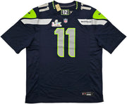 Seattle Seahawks Jaxon Smith-Njigba Autographed Blue Nike Jersey Size XL Fanatics Holo Stock #262364