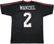 Texas A&M Aggies Johnny Manziel Autographed Black Jersey "Johnny F'cking Football" Beckett BAS Witness Stock #262053