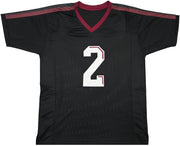 Texas A&M Aggies Johnny Manziel Autographed Black Jersey "Johnny F'cking Football" Beckett BAS Witness Stock #262053