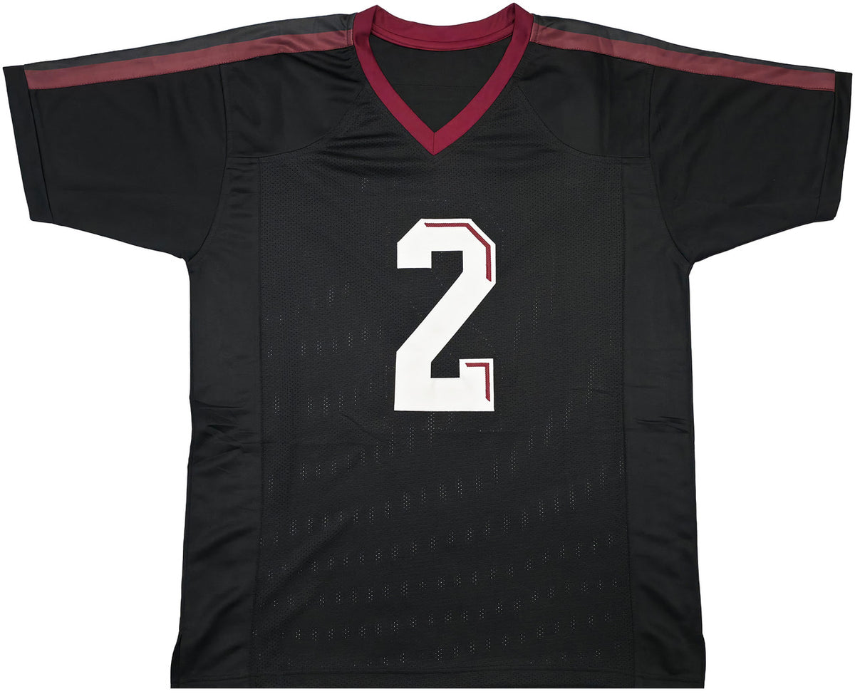 Texas A&M Aggies Johnny Manziel Autographed Black Jersey "Johnny F'cking Football" Beckett BAS Witness Stock #262053