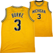 Michigan Wolverines Trey Burke Autographed Yellow Jersey PSA/DNA Stock #261451