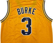 Michigan Wolverines Trey Burke Autographed Yellow Jersey PSA/DNA Stock #261451