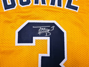Michigan Wolverines Trey Burke Autographed Yellow Jersey PSA/DNA Stock #261451