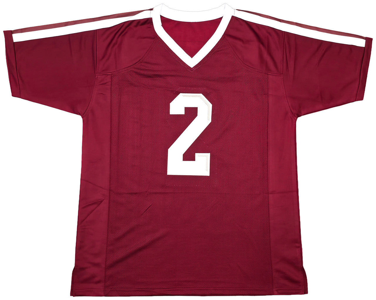 Texas A&M Aggies Johnny Manziel Autographed Maroon Jersey Beckett BAS Witness Stock #262054