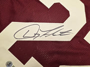 Boston College Eagles Doug Flutie Autographed Red Jersey Beckett BAS Witness Stock #260077