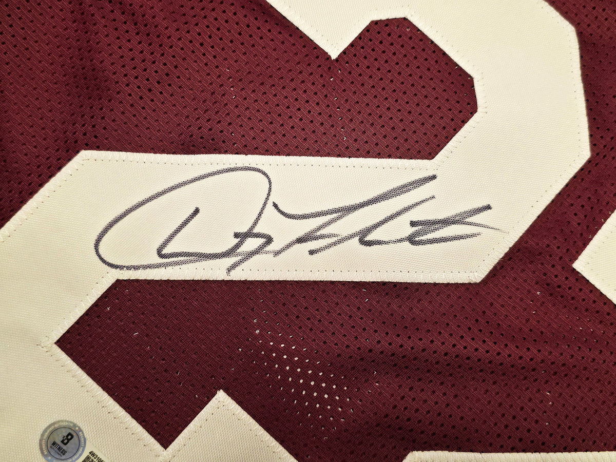 Boston College Eagles Doug Flutie Autographed Red Jersey Beckett BAS Witness Stock #260077