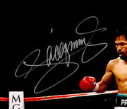 Manny Pacquiao Autographed 16x20 Photo Beckett BAS Witness Stock #262347