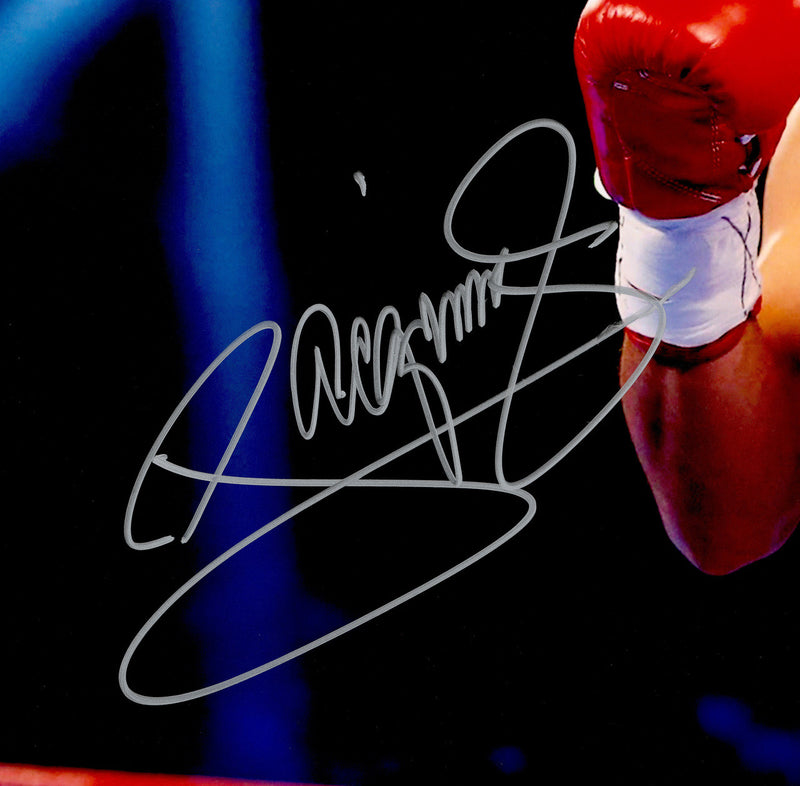 Manny Pacquiao Autographed 16x20 Photo Beckett BAS Witness Stock #262348