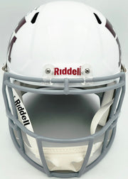Johnny Manziel Autographed Texas A&M Aggies White Full Size Speed Replica Helmet "Johnny F'cking Football" Beckett BAS Witness Stock #261981