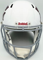 Johnny Manziel Autographed Texas A&M Aggies White Full Size Speed Replica Helmet "12 HT" Beckett BAS Witness Stock #261982