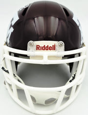 Johnny Manziel Autographed Texas A&M Aggies Maroon Speed Mini Helmet Beckett BAS Witness Stock #262060