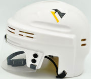 Jaromir Jagr Autographed Pittsburgh Penguins White Mini Helmet JSA Witness Stock #262094