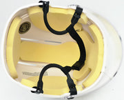 Jaromir Jagr Autographed Pittsburgh Penguins White Mini Helmet JSA Witness Stock #262094