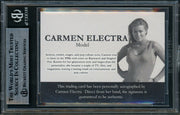 Carmen Electra Autographed Baywatch Trading Card Lani McKenzie (Lifeguard) Beckett BAS Stock #262087