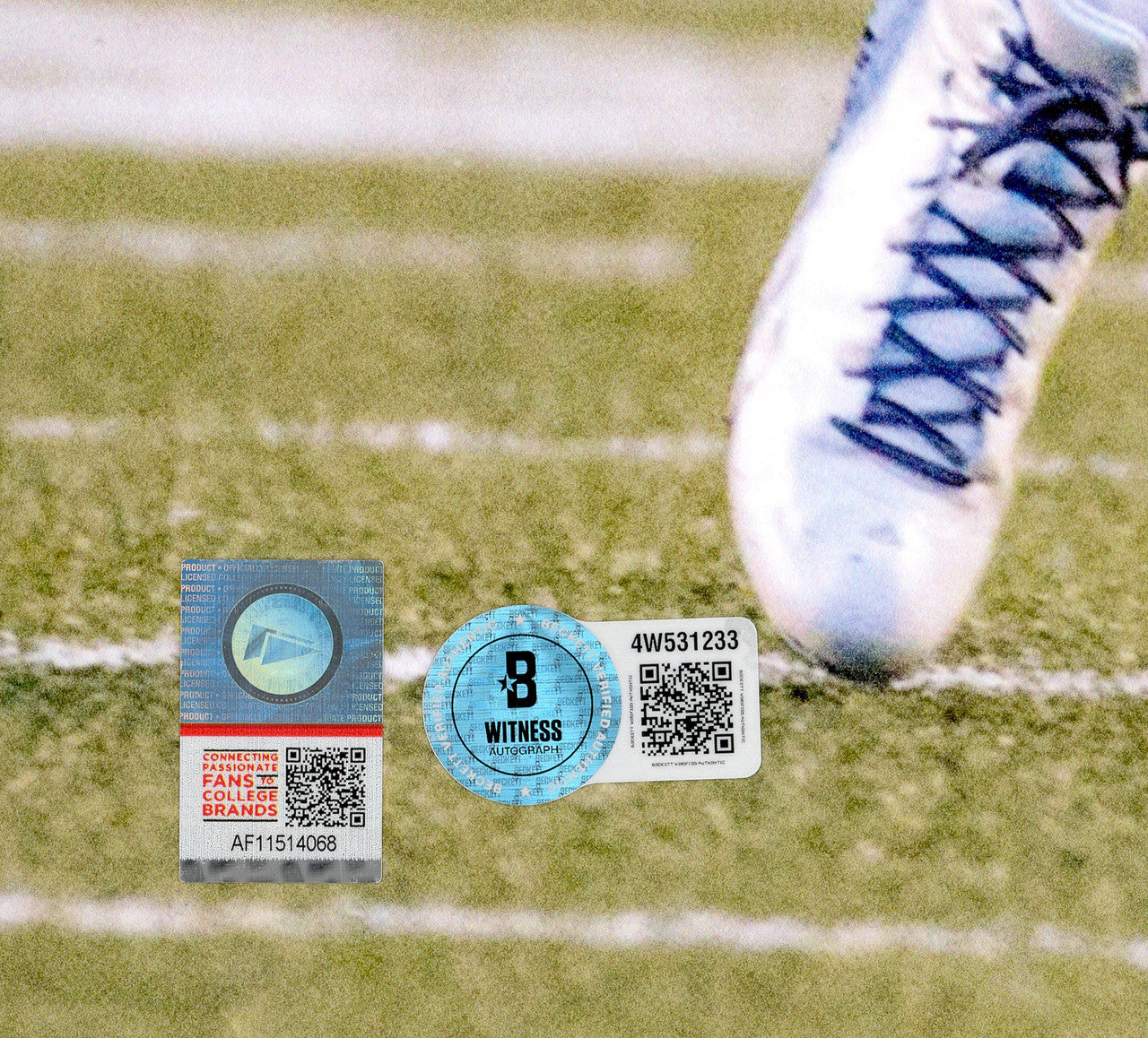 Johnny Manziel Autographed 16x20 Photo Texas A&M Aggies Beckett BAS Witness Stock #262048