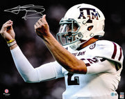 Johnny Manziel Autographed 16x20 Photo Texas A&M Aggies Beckett BAS Witness Stock #262049