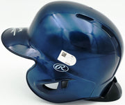 Nolan Arenado Autographed St. Louis Cardinals Chrome Blue Mini Helmet Fanatics & MLB Holo Stock #262985