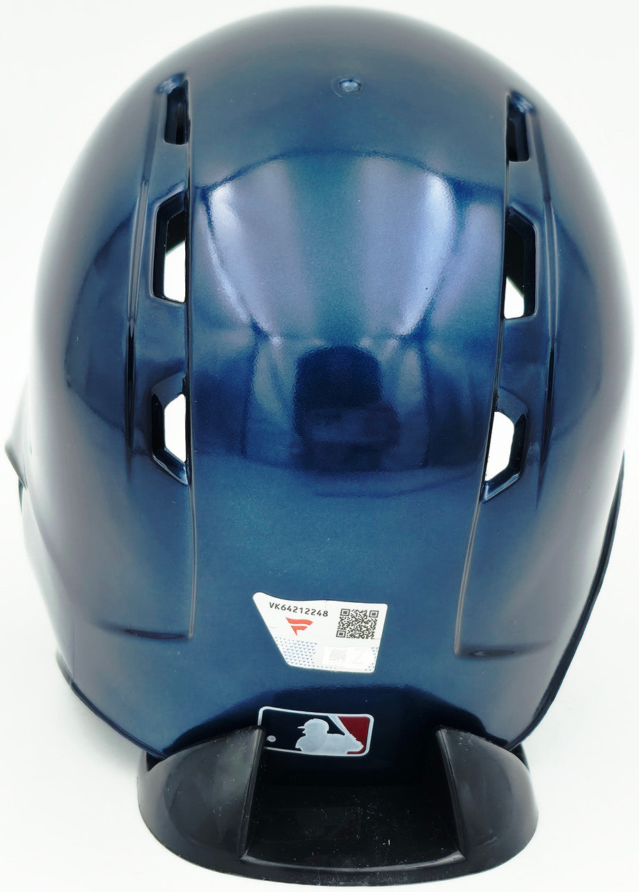 Nolan Arenado Autographed St. Louis Cardinals Chrome Blue Mini Helmet Fanatics & MLB Holo Stock #262985