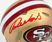 Deebo Samuel Autographed San Francisco 49ers Gold Speed Mini Helmet Fanatics Holo Stock #263019