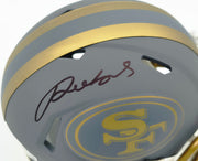 Deebo Samuel Autographed San Francisco 49ers Slate Gray Speed Mini Helmet Fanatics Holo Stock #263020