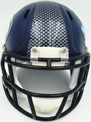 Grey Zabel Autographed Seattle Seahawks Blue Super Bowl LX Champions Logo Speed Mini Helmet MCS Holo Stock #263029