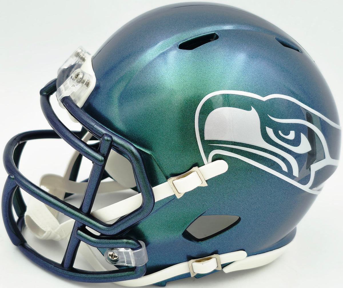 Grey Zabel Autographed Seattle Seahawks Rivalries Speed Mini Helmet MCS Holo Stock #263030