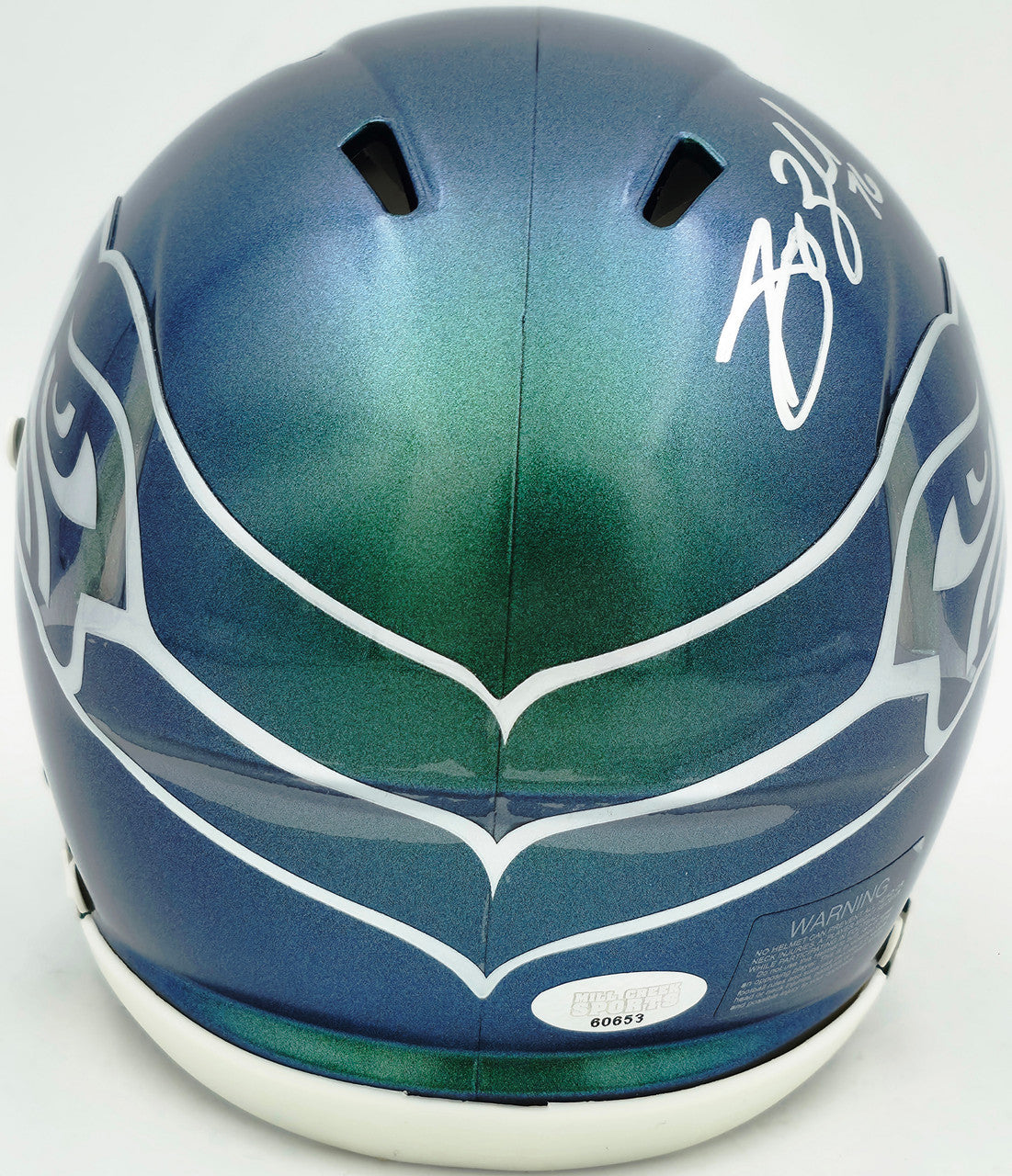 Grey Zabel Autographed Seattle Seahawks Rivalries Speed Mini Helmet MCS Holo Stock #263030