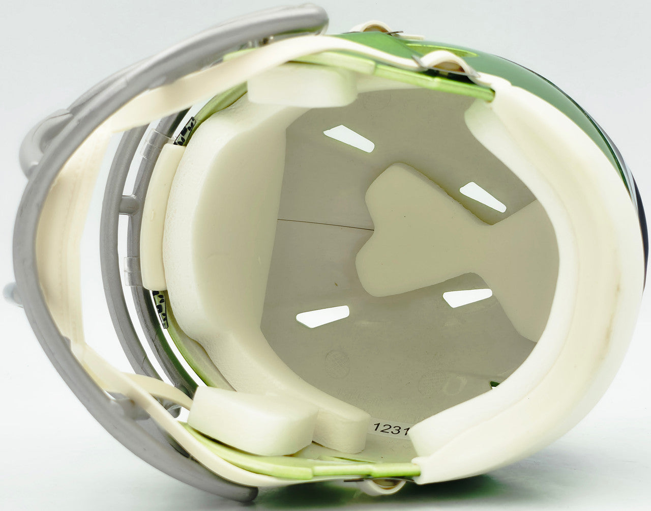 Grey Zabel Autographed Seattle Seahawks Flash Green Speed Mini Helmet MCS Holo Stock #263031