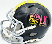 Grey Zabel Autographed Seattle Seahawks Black Super Bowl LX Logo Speed Mini Helmet MCS Holo Stock #263033