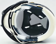 Abraham Abe Lucas Autographed Seattle Seahawks Blue Super Bowl LX Champions Logo Speed Mini Helmet MCS Holo Stock #263035