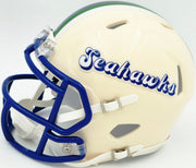 Abraham Abe Lucas Autographed Seattle Seahawks Cream Retro Speed Mini Helmet MCS Holo Stock #263039