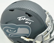 Tory Horton Autographed Seattle Seahawks Slate Gray Speed Mini Helmet MCS Holo Stock #263041