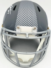 Tory Horton Autographed Seattle Seahawks Slate Gray Speed Mini Helmet MCS Holo Stock #263041