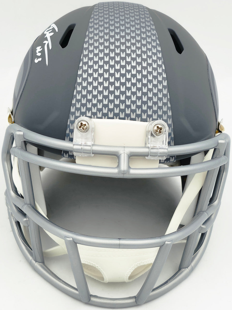Tory Horton Autographed Seattle Seahawks Slate Gray Speed Mini Helmet MCS Holo Stock #263041