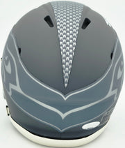 Tory Horton Autographed Seattle Seahawks Slate Gray Speed Mini Helmet MCS Holo Stock #263041