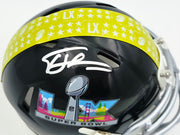Tory Horton Autographed Seattle Seahawks Black Super Bowl LX Logo Speed Mini Helmet MCS Holo Stock #263044