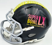 Tory Horton Autographed Seattle Seahawks Black Super Bowl LX Logo Speed Mini Helmet MCS Holo Stock #263044