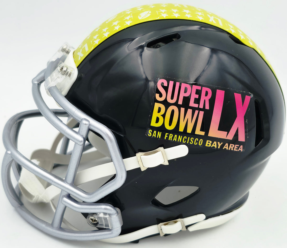 Tory Horton Autographed Seattle Seahawks Black Super Bowl LX Logo Speed Mini Helmet MCS Holo Stock #263044