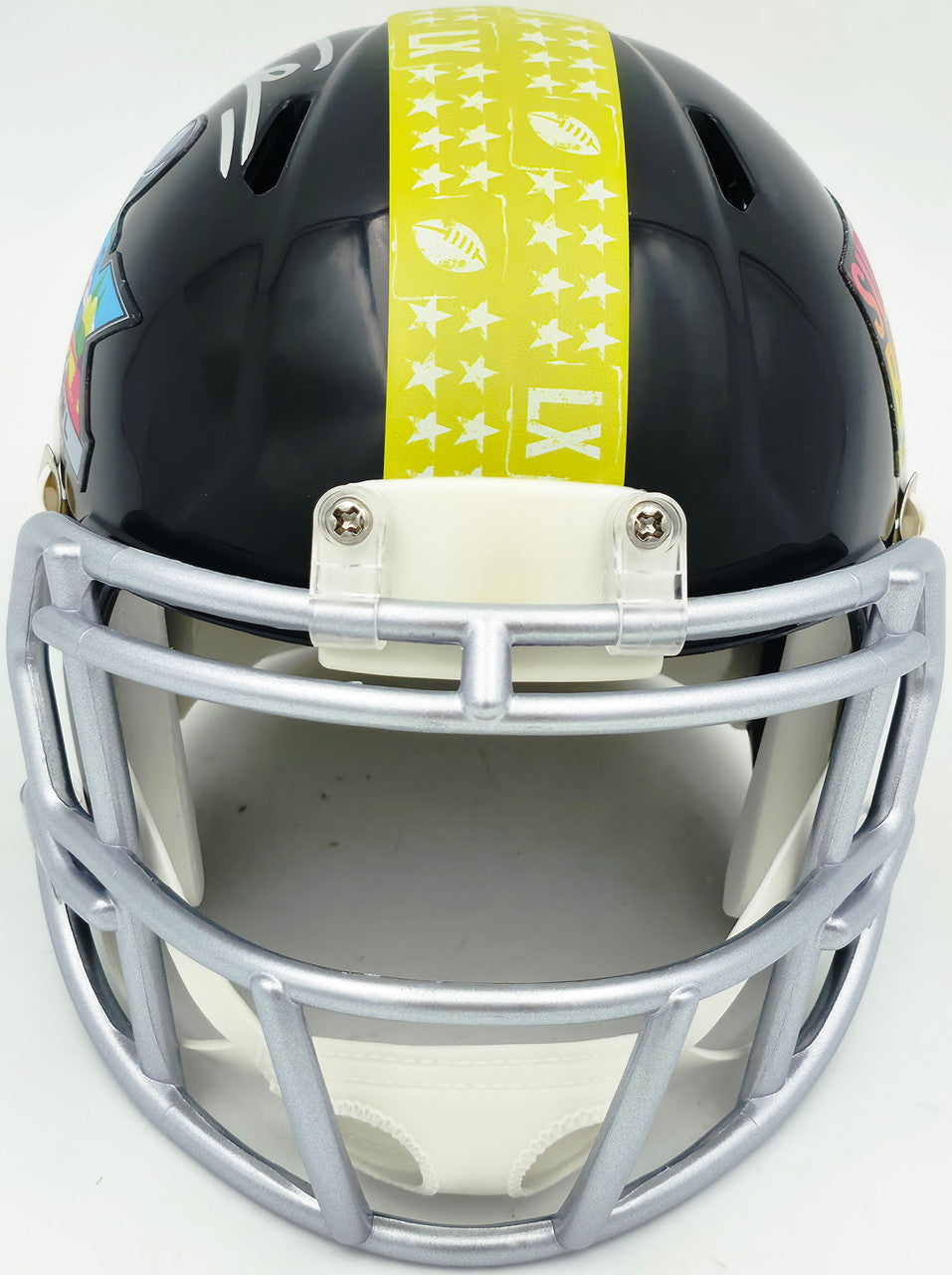 Tory Horton Autographed Seattle Seahawks Black Super Bowl LX Logo Speed Mini Helmet MCS Holo Stock #263044