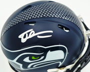 Tory Horton Autographed Seattle Seahawks Blue Speed Mini Helmet MCS Holo Stock #263045