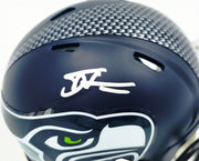 Tory Horton Autographed Seattle Seahawks Blue Super Bowl LX Champions Logo Speed Mini Helmet MCS Holo Stock #263046