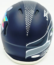 Tory Horton Autographed Seattle Seahawks Blue Super Bowl LX Champions Logo Speed Mini Helmet MCS Holo Stock #263046