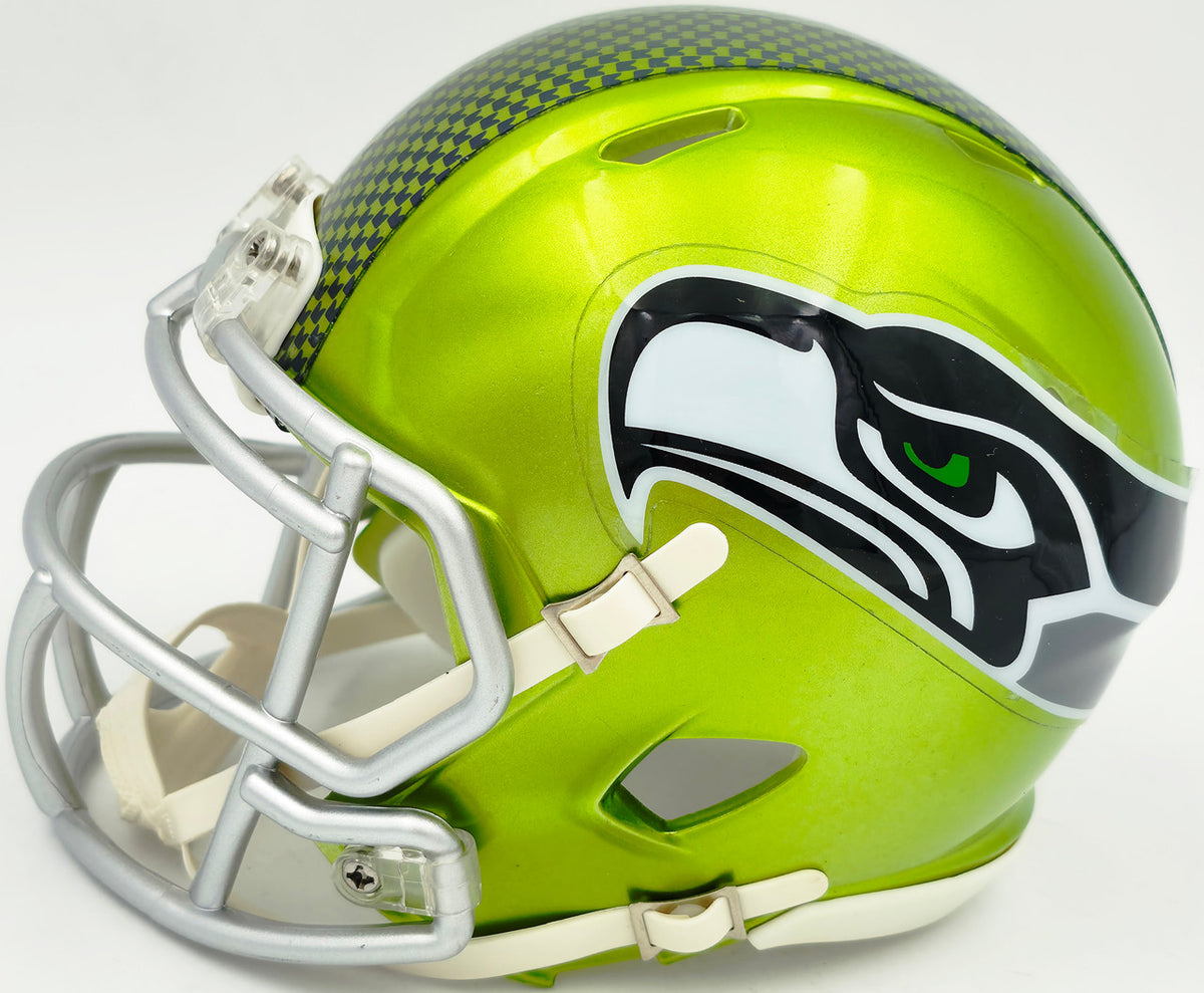 Tory Horton Autographed Seattle Seahawks Flash Green Speed Mini Helmet MCS Holo Stock #263047