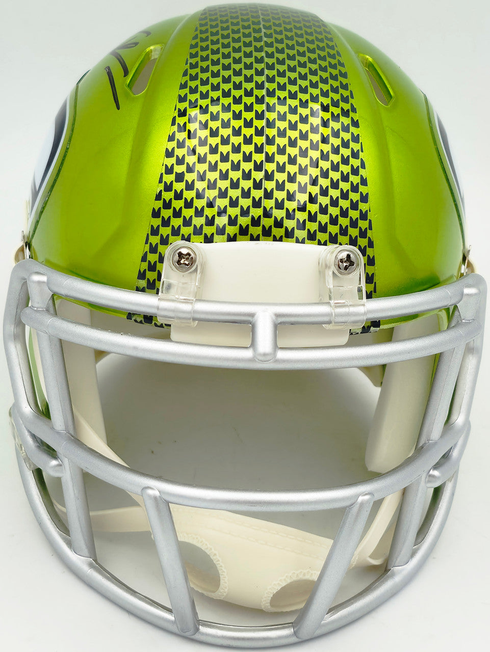 Tory Horton Autographed Seattle Seahawks Flash Green Speed Mini Helmet MCS Holo Stock #263047