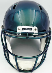 Leonard Williams Autographed Seattle Seahawks Full Size Rivalries Speed Helmet Beckett BAS Witness Stock #262963