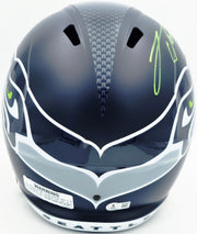 Leonard Williams Autographed Seattle Seahawks Blue Full Size Speed Replica Helmet Beckett BAS Witness Stock #262966